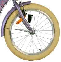 Volare Blossom Kinderfahrrad für Mädchen - 20 Zoll in Lila mit Handbremsen
