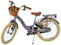 Volare Blossom Kinderfahrrad für Mädchen - 20 Zoll in Lila mit Handbremsen