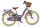 Volare Blossom Kinderfahrrad für Mädchen - 20 Zoll in Lila mit Handbremsen
