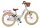 Volare Blossom Kinderfahrrad für Mädchen - 20 Zoll - Weiß mit Handbremsen
