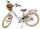 Volare Blossom Kinderfahrrad für Mädchen - 20 Zoll - Weiß mit Handbremsen