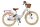 Volare Blossom Kinderfahrrad für Mädchen - 20 Zoll - Weiß mit Nexus 3 Gängen