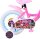 Volare Dolls Kinderfahrrad für Mädchen - 14 Zoll in Rosa mit Sicherheitsmerkmalen