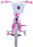 Volare Dolls Kinderfahrrad für Mädchen - 14 Zoll in Rosa mit Handbremsen