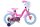 Volare Dolls Kinderfahrrad für Mädchen - 14 Zoll in Rosa mit Handbremsen