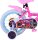 Volare Dolls Kinderfahrrad für Mädchen - 14 Zoll in Rosa mit Handbremsen