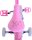 Volare Dolls Kinderfahrrad für Mädchen - 14 Zoll in Rosa mit Handbremsen