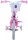 Volare Dolls Kinderfahrrad für Mädchen - 14 Zoll in Rosa mit Handbremsen