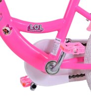 Volare Dolls Kinderfahrrad für Mädchen - 16 Zoll in Rosa für Kinder von 4 bis 6 Jahren