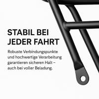 Urtopia Carbon 1 Pro Gepäckträger – ultraleicht & robust, perfekt integriert – für Fahrradtaschen, Körbe & mehr