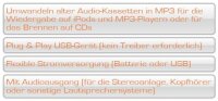 Technaxx Kassettendigitalisierer Beschreibung