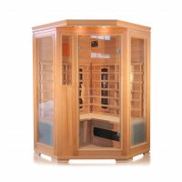 Infrarotkabine aus kanadischem Hemlock-Holz
