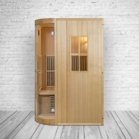 Infrarotsauna für bis zu 4 Personen aus hochwertigen Materialien