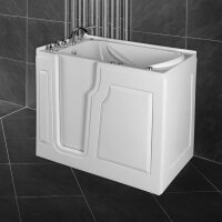 Sitzbadewanne und Whirlpool in einem für Entspannung...