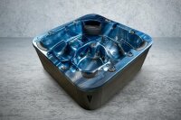 Ultimatives Luxus-Erlebnis mit unserem Outdoor-Whirlpool Ocean Blue/Teak