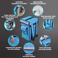 CoolQuest isolierte Kühltasche 42 Liter in Schwarz...