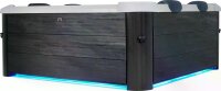 Purehaven MSpa Whirlpool Oslo Plus 2025, 180x180x65cm, 6 Personen, 140+8 Massagedüsen, PTC-Heizung, UVC, LED, Thermoabdeckung, App-Steuerung