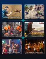 Blackview BV6200Pro Schwarz Rugged Smartphone, Outdoorhandy mit 8 GB RAM und 128 GB Speicher