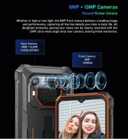 Blackview BV6200Pro Schwarz Rugged Smartphone, Outdoorhandy mit 8 GB RAM und 128 GB Speicher