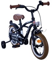 Volare Black Cruiser Kinderfahrrad - Jungen - 12 Zoll - Schwarz