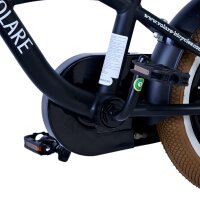 Volare Black Cruiser Kinderfahrrad - Jungen - 12 Zoll - Schwarz
