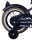 Volare Black Cruiser Kinderfahrrad - Jungen - 12 Zoll - Schwarz