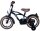 Volare Black Cruiser Kinderfahrrad - Jungen - 12 Zoll - Schwarz