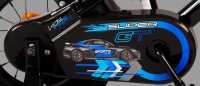 Volare Super GT Kinderfahrrad - Jungen - 12 Zoll - Blau - Zwei Handbremsen