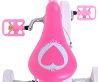 Volare Disney Princess Kinderfahrrad - Mädchen - 12 Zoll - Rosa - Zweihandbremsen