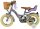 Volare Blossom Kinderfahrrad - Mädchen - 12 Zoll - Lila - Zwei Handbremsen