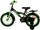 Volare Thombike Kinderfahrrad - Jungen - 14 Zoll - Schwarz Grün