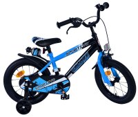 Volare Sportivo Kinderfahrrad - Jungen - 14 Zoll - Blau Schwarz