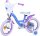 Volare Disney Frozen 2 Kinderfahrrad - Mädchen - 14 zoll- Blau / Lila