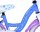 Volare Disney Frozen 2 Kinderfahrrad - Mädchen - 14 zoll- Blau / Lila