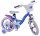 Volare Disney Frozen 2 Kinderfahrrad - Mädchen - 14 Zoll - Blau/Lila - Zweihandbremsen