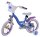 Volare Disney Frozen 2 Kinderfahrrad - Mädchen - 14 Zoll - Blau/Lila - Zweihandbremsen