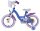 Volare Disney Frozen 2 Kinderfahrrad - Mädchen - 14 Zoll - Blau/Lila - Zweihandbremsen