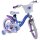 Volare Disney Frozen 2 Kinderfahrrad - Mädchen - 14 Zoll - Blau/Lila - Zweihandbremsen