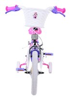 Volare Disney Minnie Kinderfahrrad - Mädchen - 14 Zoll - Rosa - Zwei Handbremsen