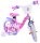 Volare Disney Minnie Kinderfahrrad - Mädchen - 14 Zoll - Rosa - Zwei Handbremsen