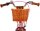 Volare Excellent Kinderfahrrad - Mädchen - 14 Zoll - Rosa