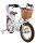 Volare Blossom Kinderfahrrad - Mädchen - 14 Zoll - Weiß