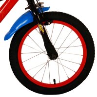 Volare Ultimate Spider-Man Kinderfahrrad - Jungen - 16 Zoll - Blau/Rot - Zwei Handbremsen