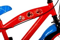 Volare Ultimate Spider-Man Kinderfahrrad - Jungen - 16 Zoll - Blau/Rot - Zwei Handbremsen