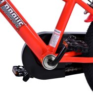 Volare Paw Patrol Kinderfahrrad - Jungen - 16 Zoll - Rot - Zwei Handbremsen