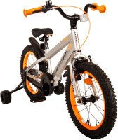 Volare Rocky Kinderfahrrad - Jungen - 16 Zoll - Grau