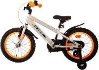 Volare Rocky Kinderfahrrad - Jungen - 16 Zoll - Grau