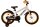 Volare Rocky Kinderfahrrad - Jungen - 16 Zoll - Grau