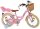 Volare Blossom Kinderfahrrad - Mädchen - 16 Zoll - Rosa - Zweihandbremsen