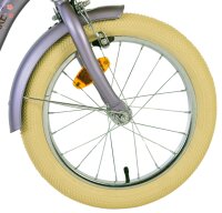 Volare Blossom Kinderfahrrad - Mädchen - 16 Zoll - Lila - Zweihandbremsen
